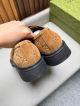 Gucci Man Brown Calfskin Business Leather Shoes 042877 (5)_th.jpg